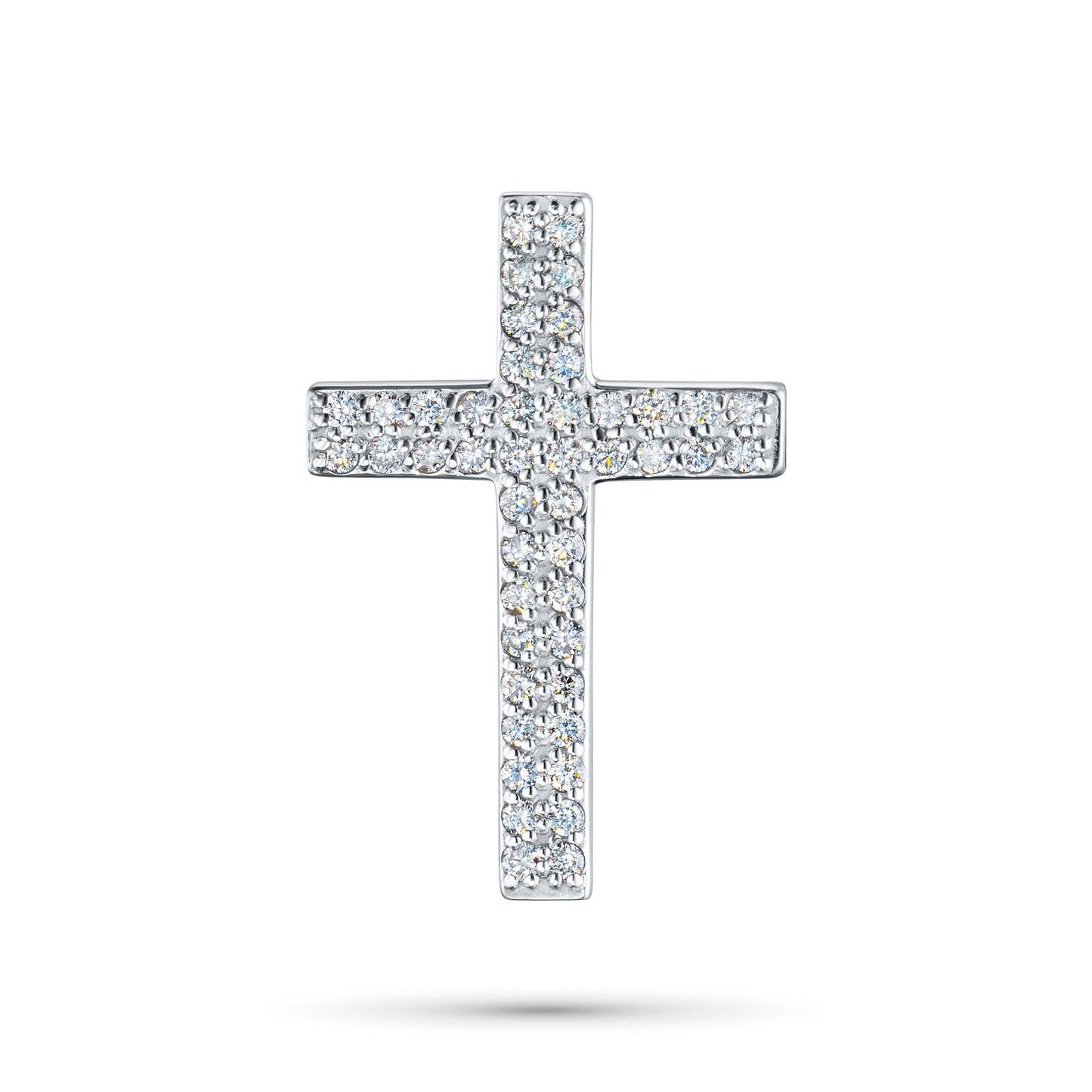 Sterling Silver Pendant with Lab-Created Diamonds 0.280 CT.TW