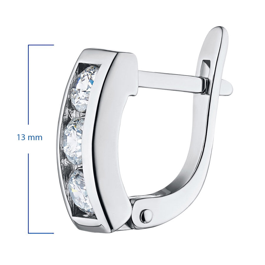 14K White Gold  with Lab-Created Diamonds 0.720 CT.TW