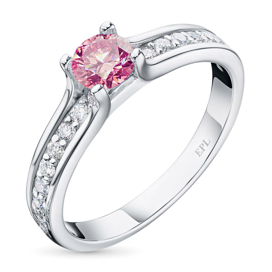 14K White Gold Ring with Lab-Created Diamonds 0.350 CT.TW