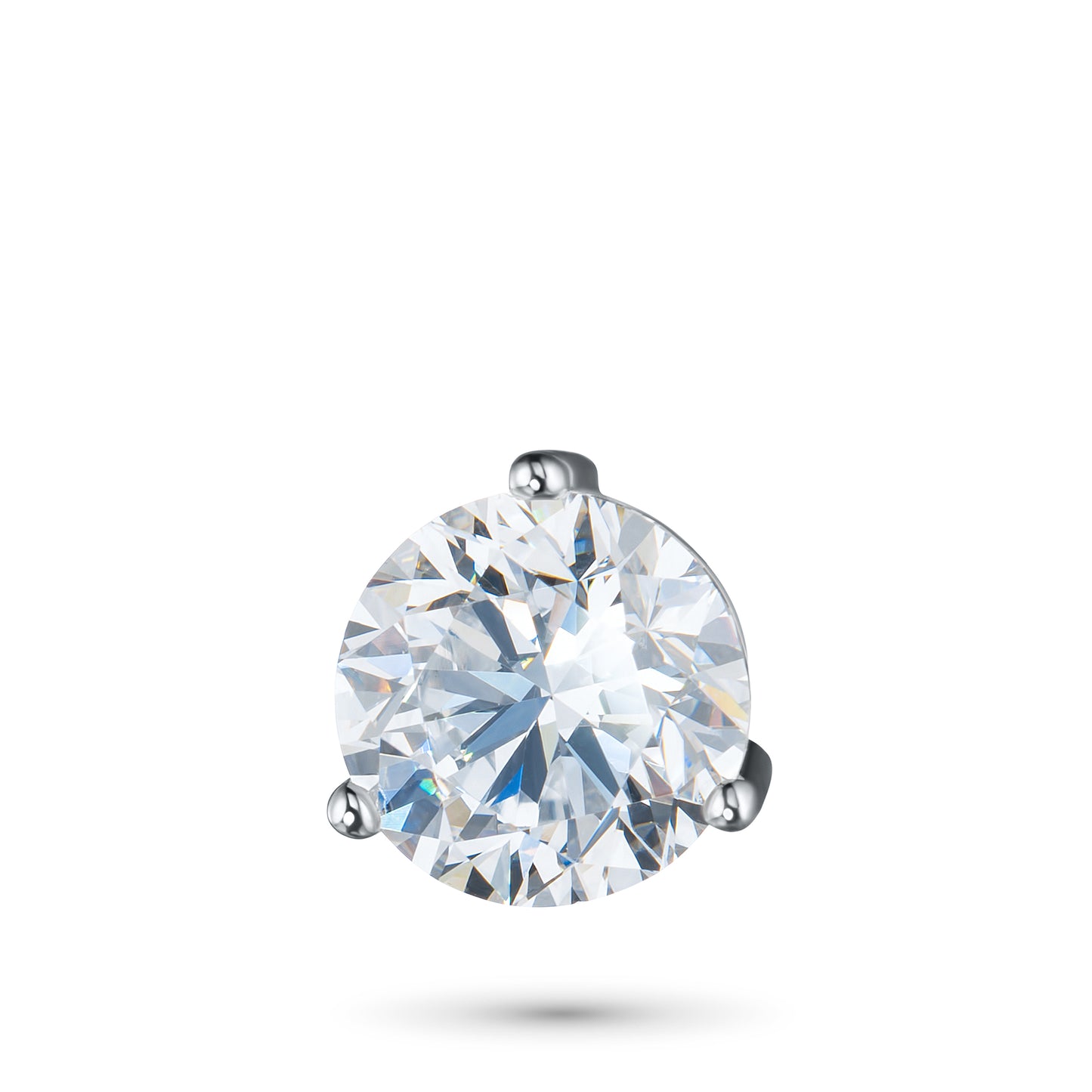 14K White Gold Pendant with Lab-Created Diamonds 1.120 CT.TW