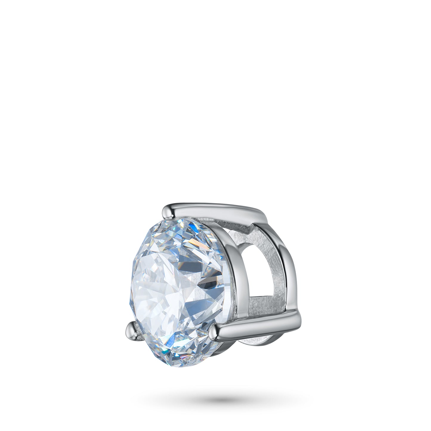 14K White Gold Pendant with Lab-Created Diamonds 1.120 CT.TW