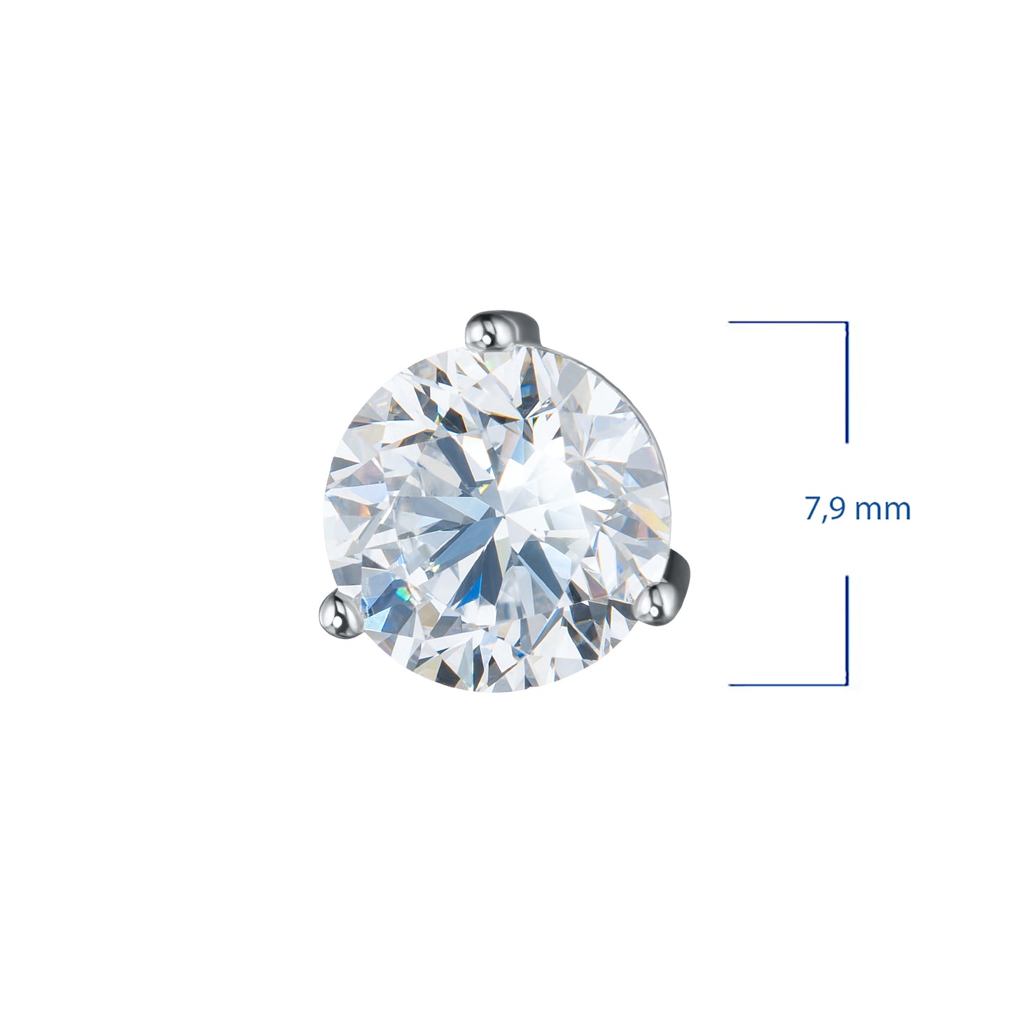 14K White Gold Pendant with Lab-Created Diamonds 1.120 CT.TW