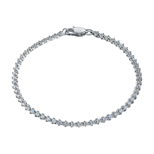 14K White Gold Bracelet with Lab-Created Diamonds 1.510 CT.TW