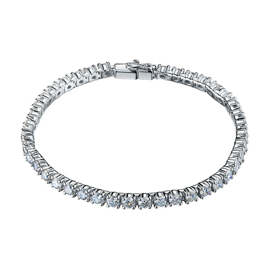 14K White Gold Bracelet with Lab-Created Diamonds 8.980 CT.TW