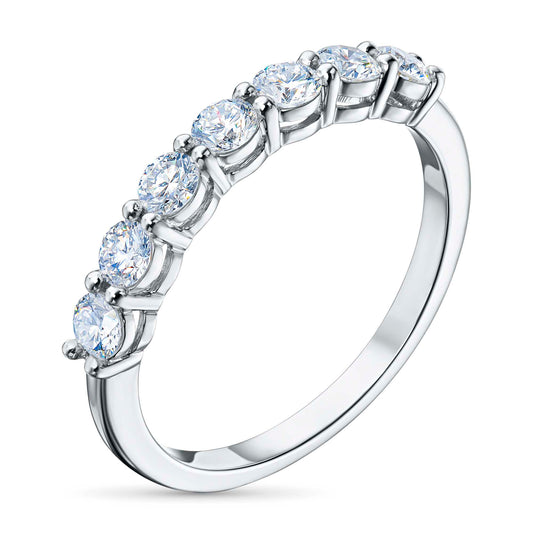 14K White Gold Ring with Lab-Created Diamonds 1.080 CT.TW