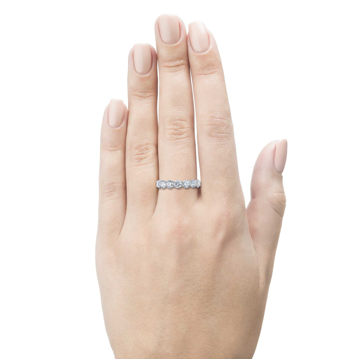 14K White Gold Ring with Lab-Created Diamonds 1.920 CT.TW