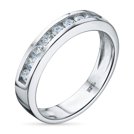 14K White Gold Ring with Lab-Created Diamonds 0.400 CT.TW