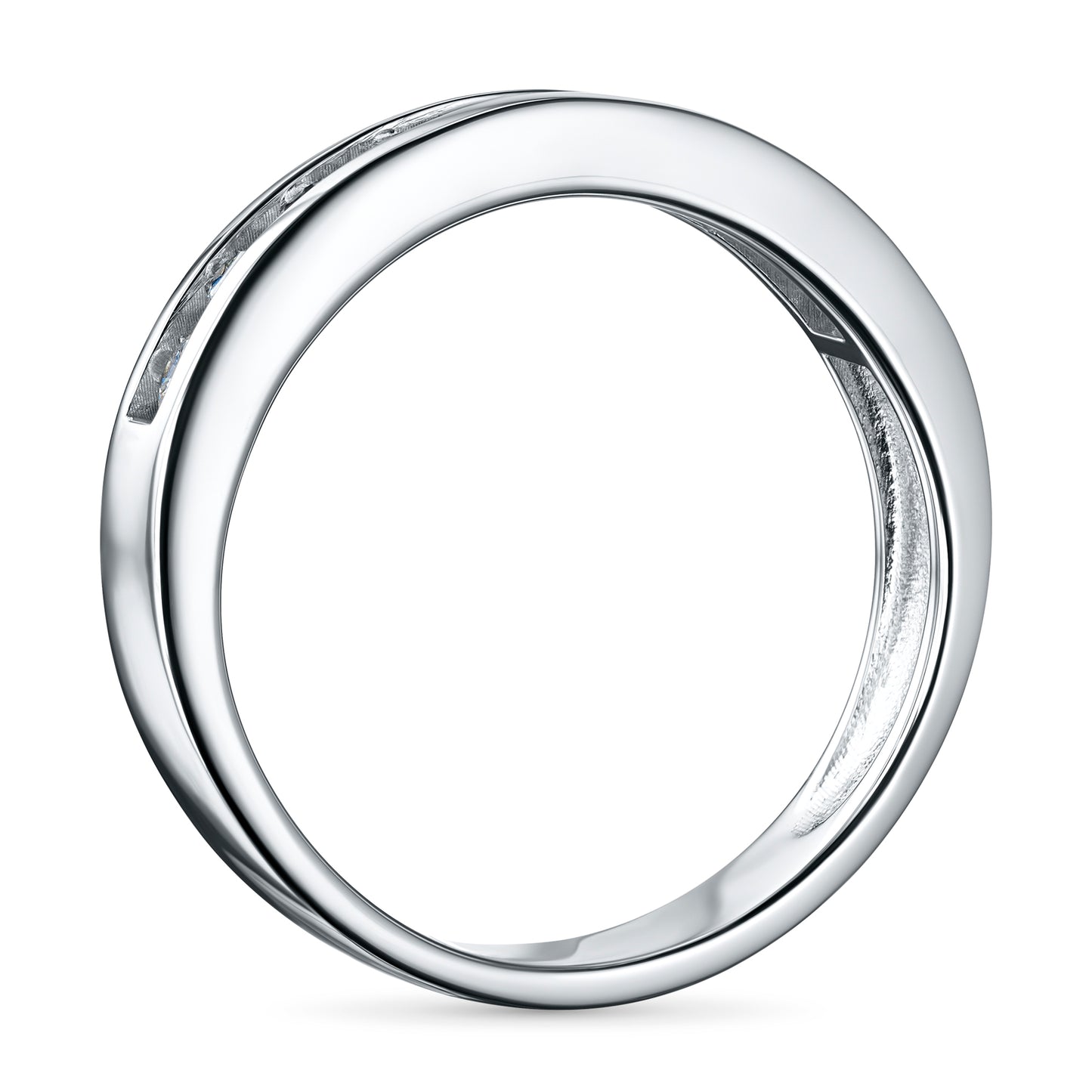 14K White Gold Ring with Lab-Created Diamonds 0.400 CT.TW