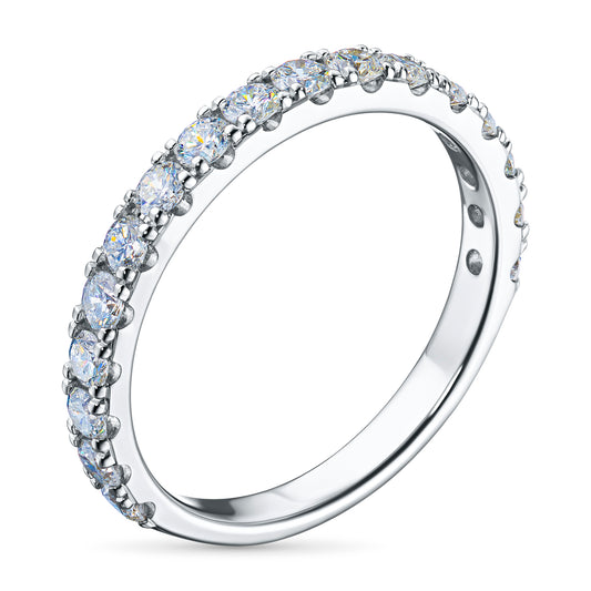 14K White Gold Ring with Lab-Created Diamonds 0.760 CT.TW
