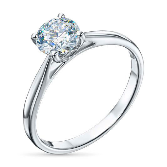 14K White Gold Ring with Lab-Created Diamonds 0.750 CT.TW