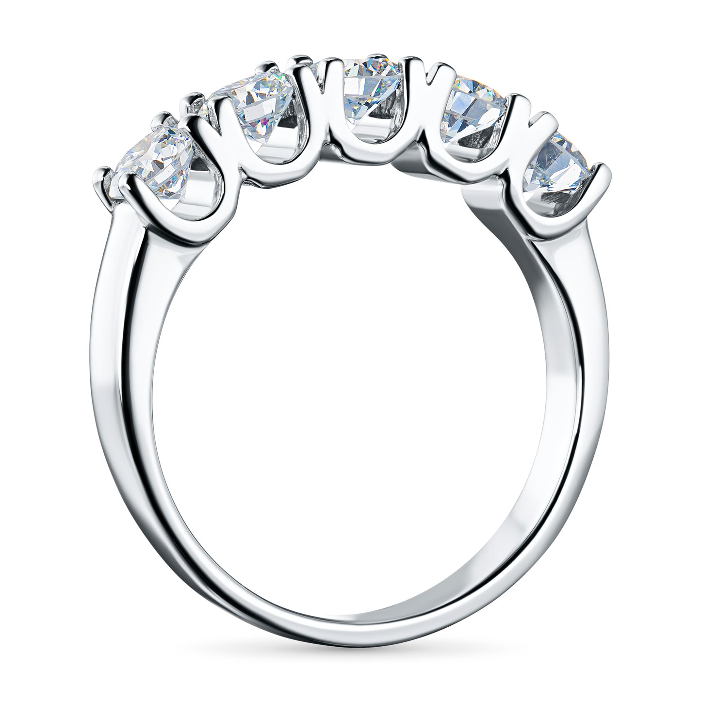 14K White Gold Ring with Lab-Created Diamonds 1.120 CT.TW