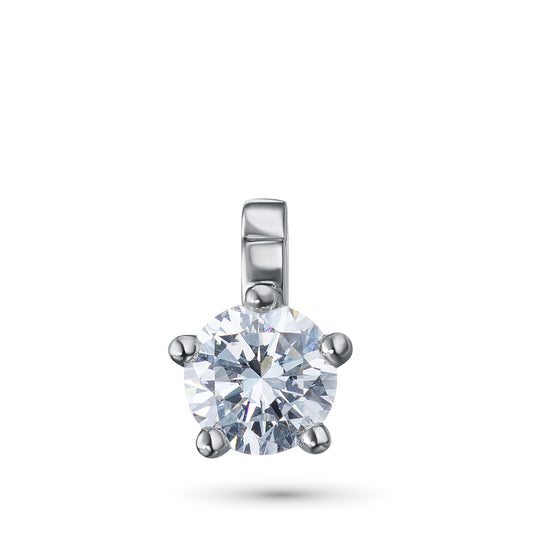 14K White Gold Pendant with Lab-Created Diamonds 0.350 CT.TW