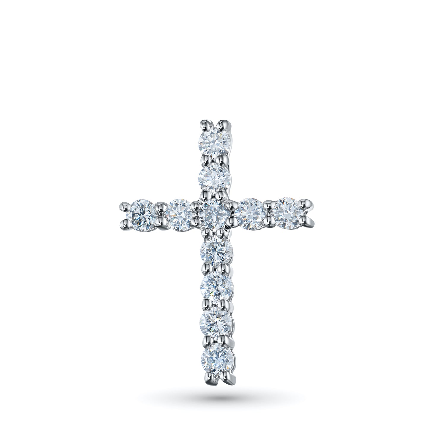 14K White Gold Pendant with Lab-Created Diamonds 0.380 CT.TW