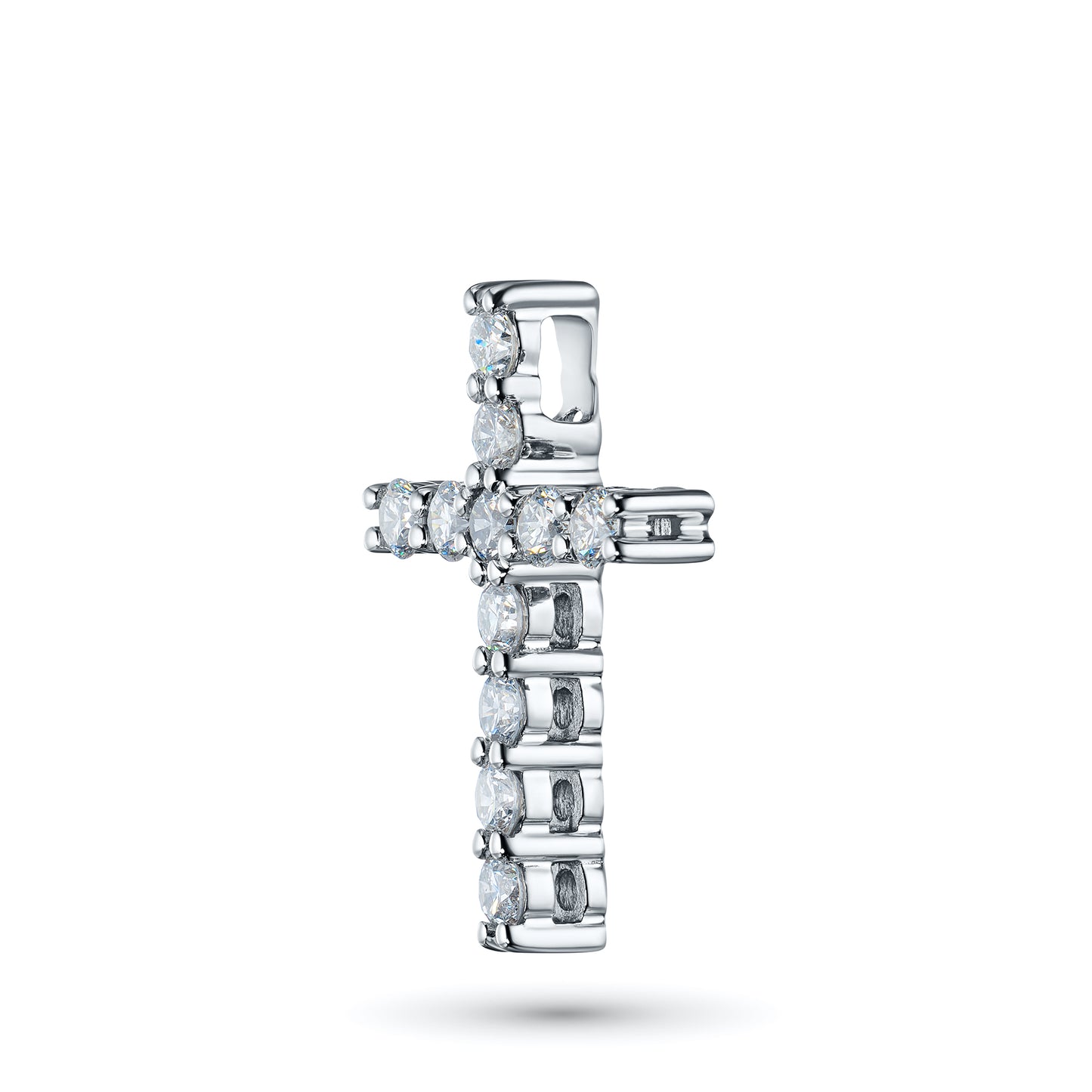 14K White Gold Pendant with Lab-Created Diamonds 0.380 CT.TW