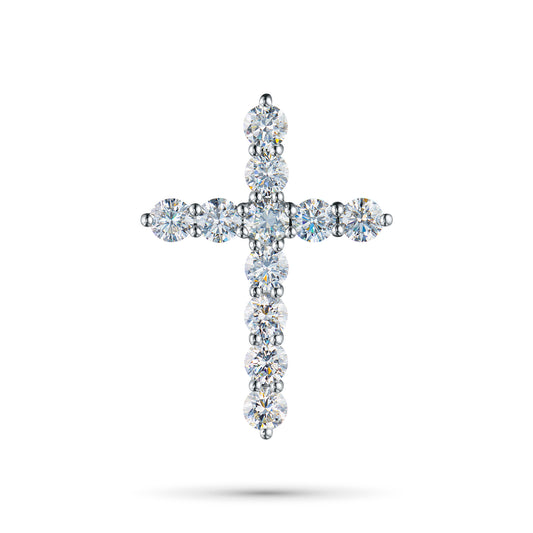 14K White Gold Pendant with Lab-Created Diamonds 1.700 CT.TW