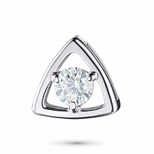 Valkokultainen riipus timanttikoru