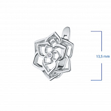 Hopeinen korvakoru timanttikoru