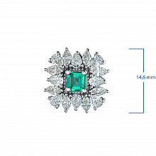 PYSETIT smaragdeilla ja timanttikoru