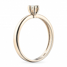 Punakultaiset sormus timanttikoru