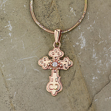 Punakultaiset riipus timanttikoru