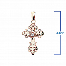 Punakultaiset riipus timanttikoru