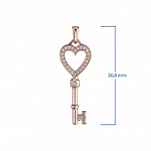 Punakultaiset riipus timanttikoru