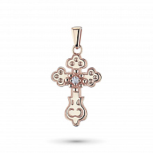 Punakultaiset riipus timanttikoru