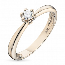 Punakultaiset sormus timanttikoru