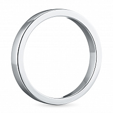 Valkokultainen sormus timanttikoru