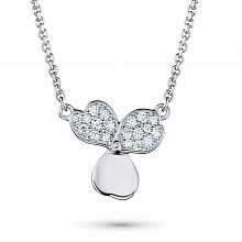 Valkokultainen kaulakoru timanttikoru