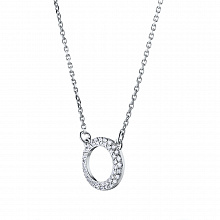 Valkokultainen kaulakoru timanttikoru