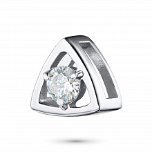 Valkokultainen riipus timanttikoru