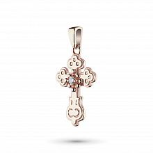 Punakultaiset riipus timanttikoru