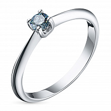 Sormus jossa kasvanut timantti