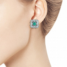 PYSETIT smaragdeilla ja timanttikoru